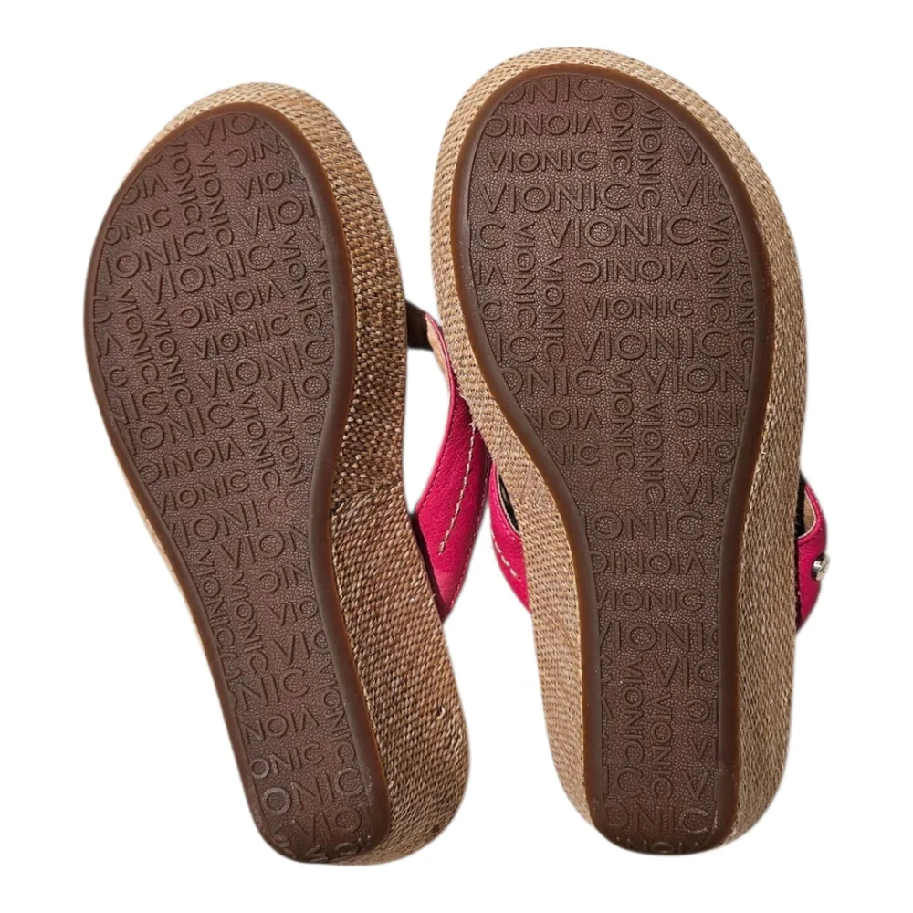 Vionic Grenada Women's Fuchsia Sandals EUC 8 - Picture 5 of 7
